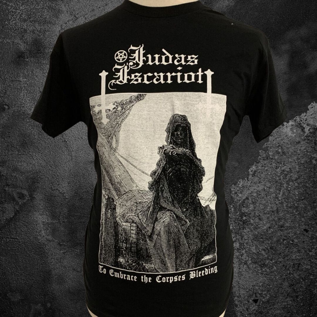 JUDAS ISCARIOT "TO EMBRACE THE CORPSES BLEEDING" T-SHIRT