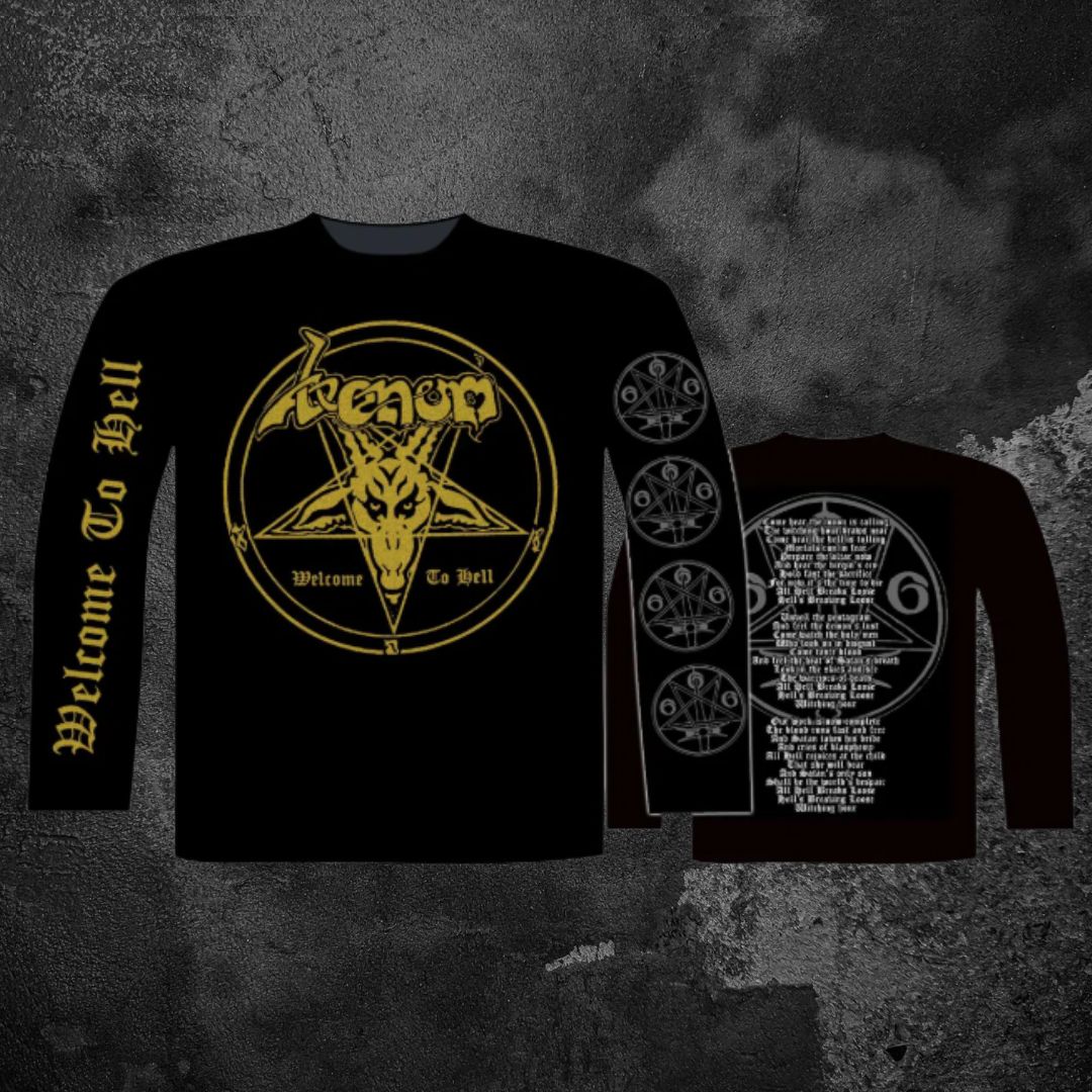 VENOM "WELCOME TO HELL" LONGSLEEVE