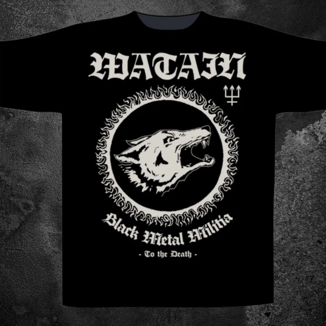 WATAIN "BLACK METAL MILITIA" T-SHIRT