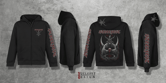 Steelfest XIII (2025), Zipped hoodie with pocket front print.
