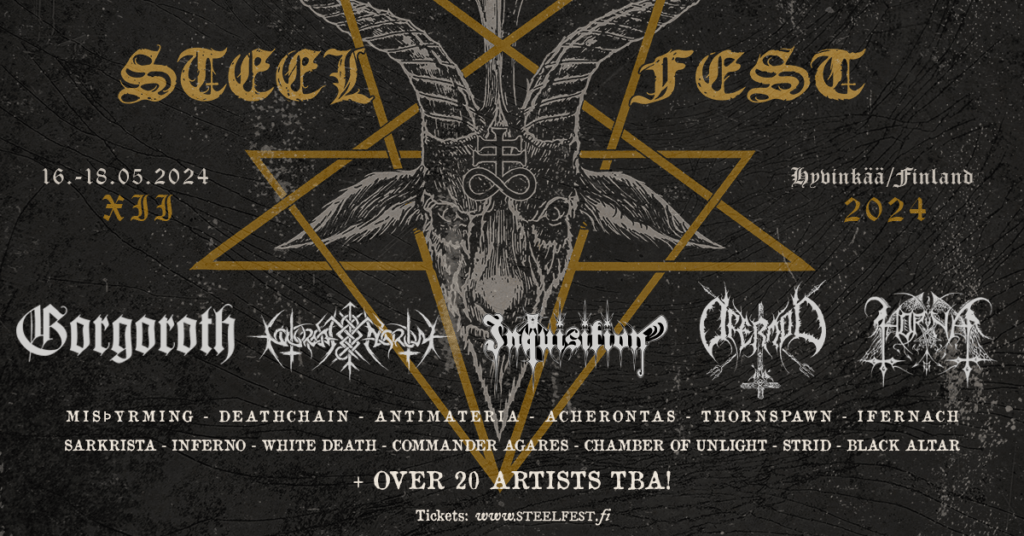 First artists for Steelfest 2024 announced! | Steelfest