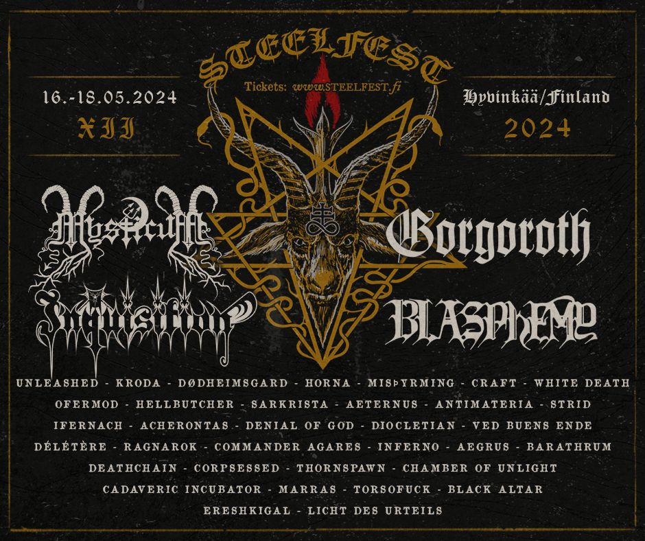 Featured image for “Steelfest XII 16.-18.05.2024 line-up is now locked with 40 acts!”