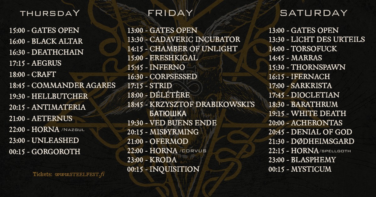 Featured image for “Steelfest XII 16.-18.05.2024 Running order.”