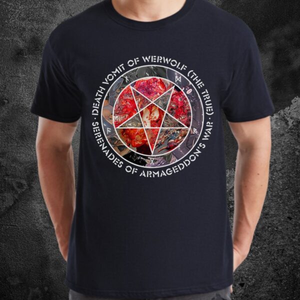 THE TRUE WERWOLF "SERENADES OF ARMAGEDDON`S WAR" T-SHIRT